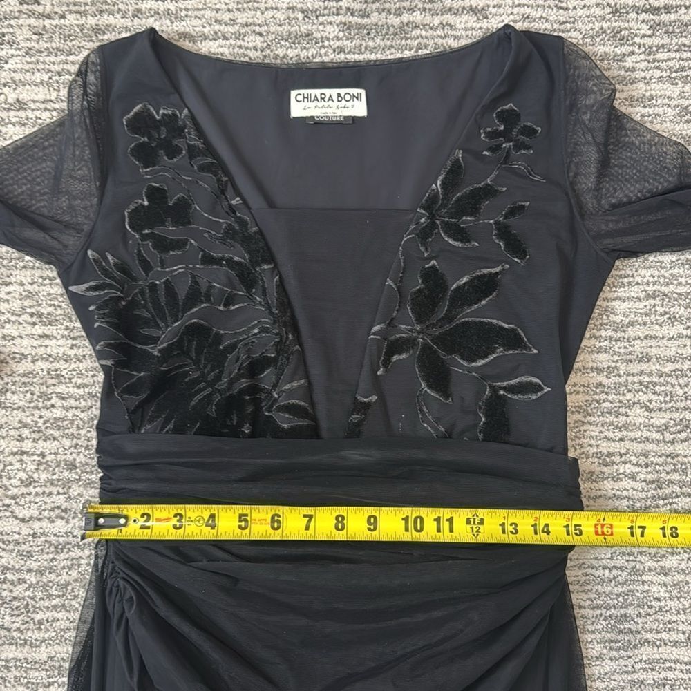 Chiara Boni Couture La Petite Robe Square Velvet
Floral Maxi Gown Tulle US 12 XL - Picture 10 of 15